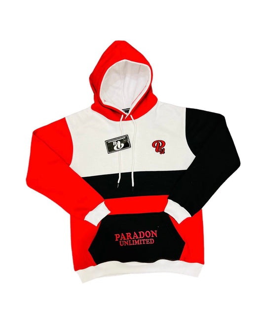 Paradon Raw Hoodie Red