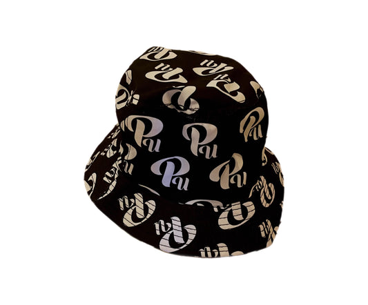 PARADON BLACK LOGO BUCKET HAT