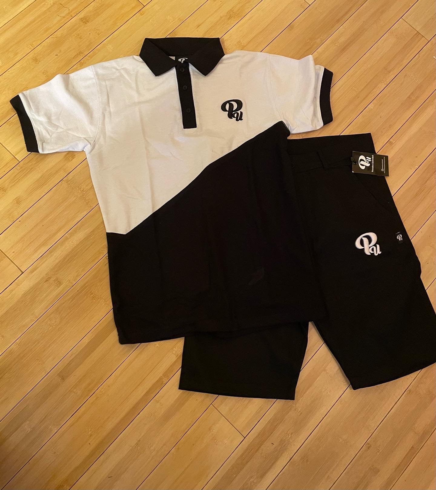 Black/White Paradon Polo Set