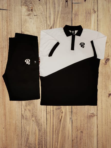 Black/White Paradon Polo Set